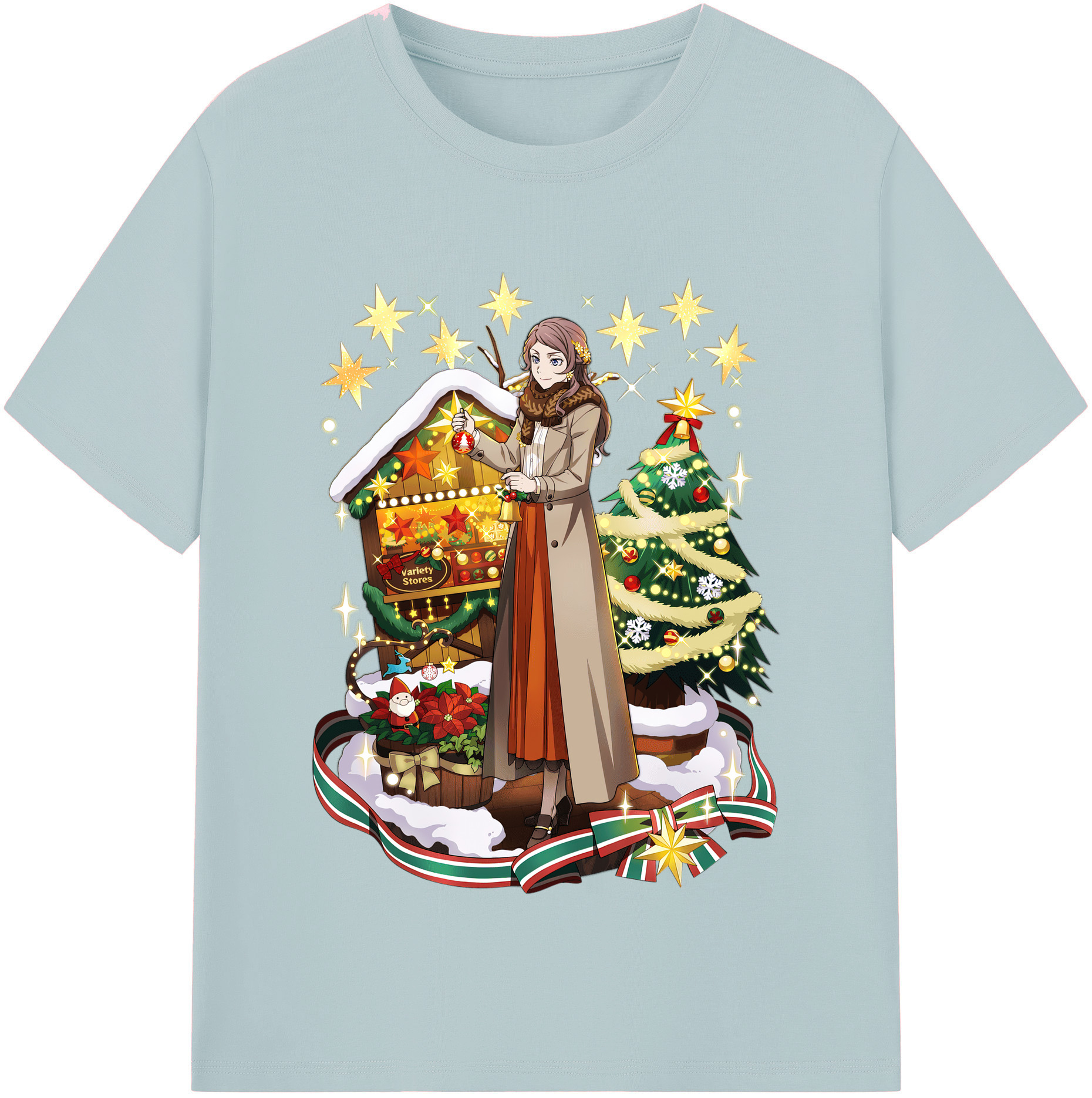 （画像用） 文豪ストレイドッグス Bungo Stray Dogs 綿100％半袖Tシャツ（フロントプリント）